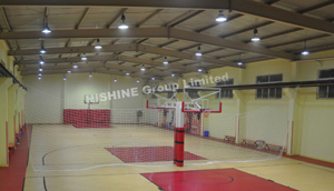LED High Bay Light in Basketball Court in USA