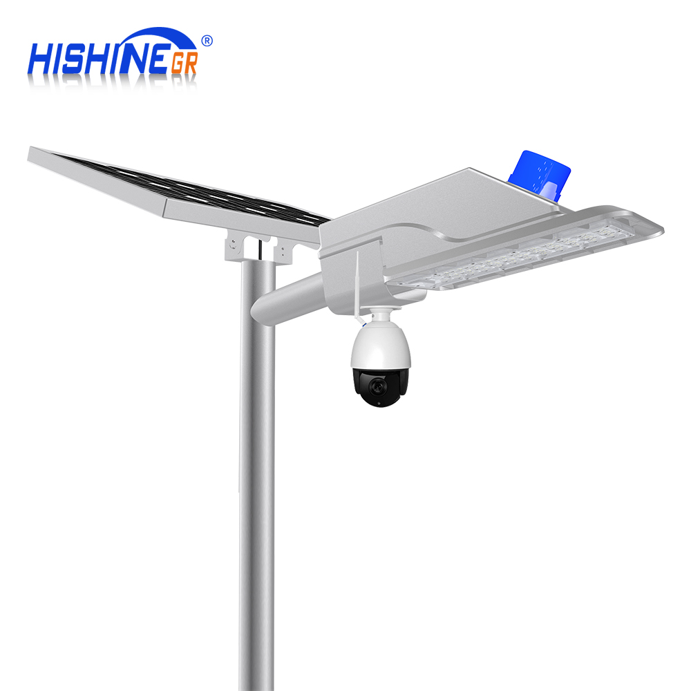 Hishine 5 years warranty outdoor ip67 waterproof 30w 50w 70w all in one led garden solar light
