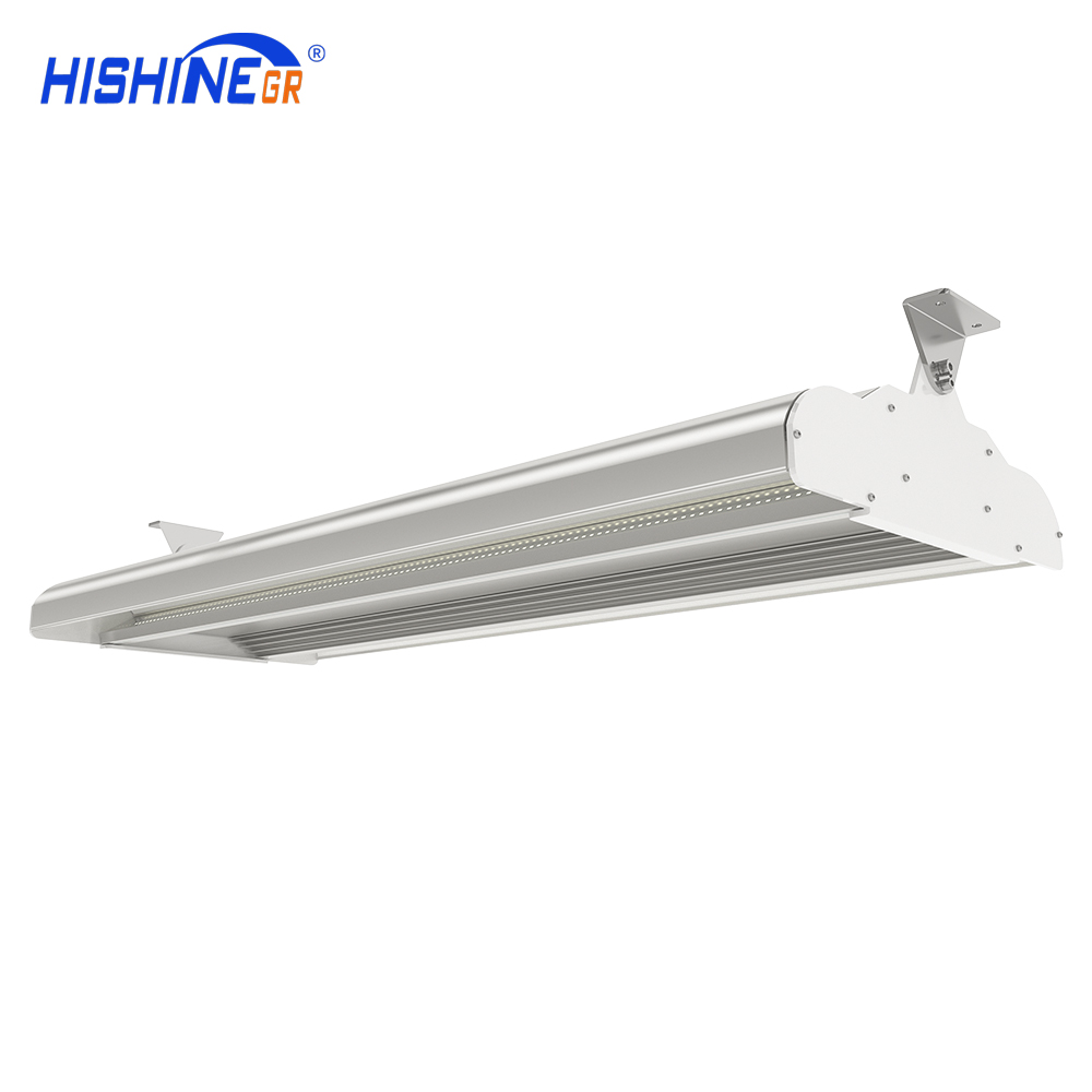 Hishine Group 300W Linear warehouse ceiling light with Meanwell driver used warehouse lighting led high bay lig