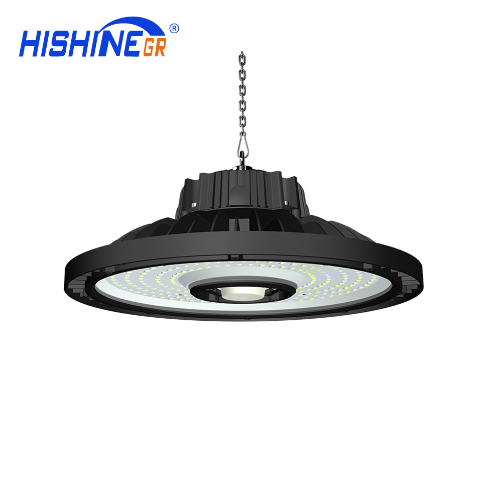 Hishine Group 100W 150W 200W Sensor LED UFO High Bay Light for Warehouse