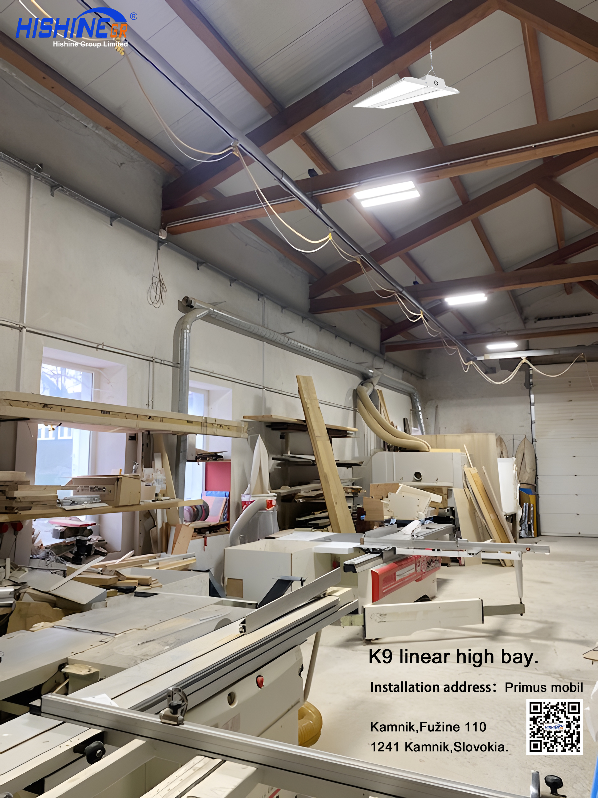Workshop Lighting Project Hishine K9 led high bay light